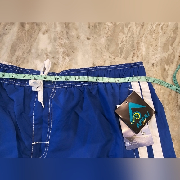 KANU SURF Men's Barracuda Royal Blue swim trunks Shorts drawstring front XXL - Picture 9 of 10